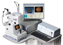 Томограф когерентный оптический 3D OCT-1000 Topcon Japan
Позволяет производить прижизненную оценку анатомического состояния сетчатки и зрительного нерва в режиме 3-D сканирования. Применяется для диагностики и диспансерного наблюдения заболеваний центральной зоны сетчатки и зрительного нерва, для фото глазного дна.